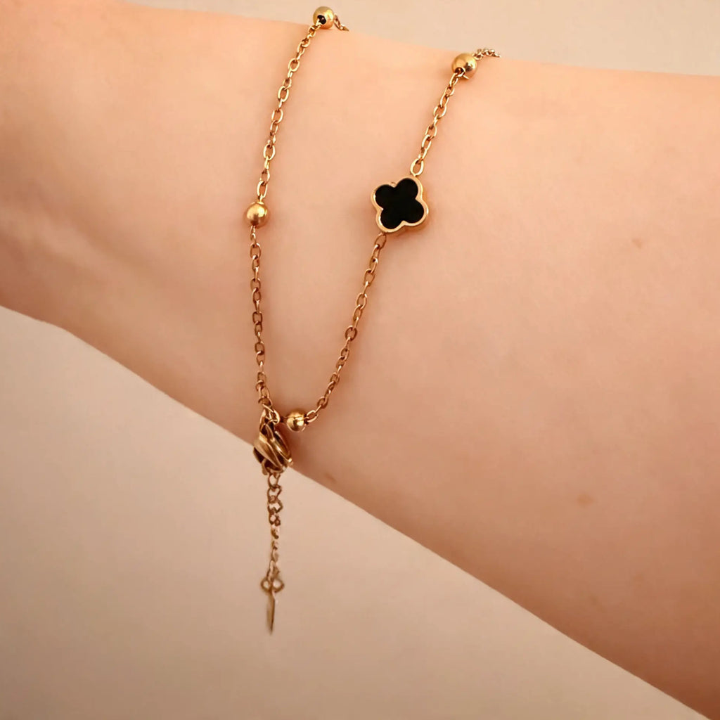 18K Gold Plated Dainty Chain Link Bracelet