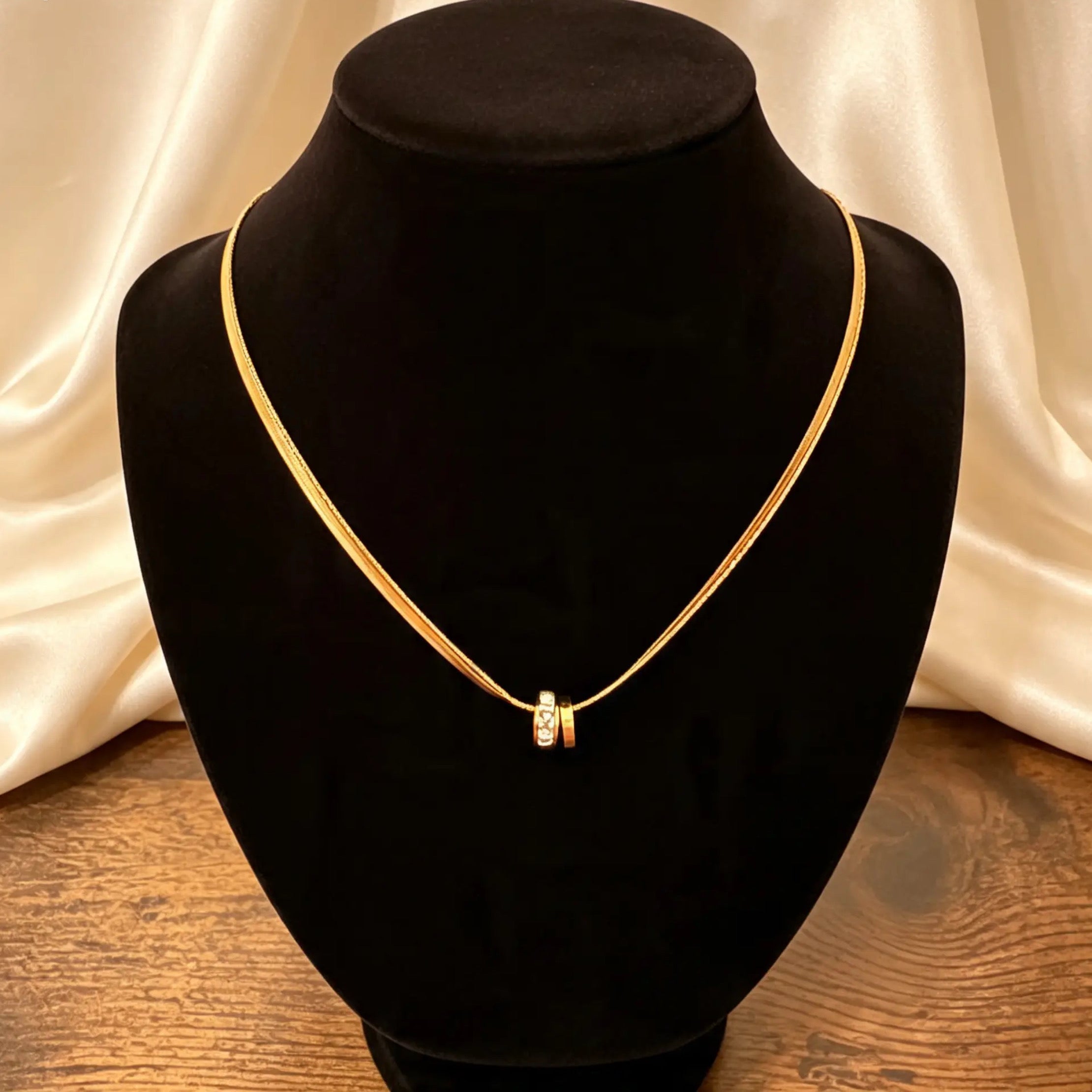 18K Gold Plated Multi-Layer Chain Necklace