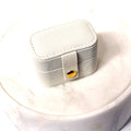 Portable Mini Jewelry Box, PU Leather Travel Case