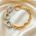 18K Gold-Plated Chain Bracelet