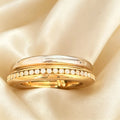 Geometric Zircon Gold Ring